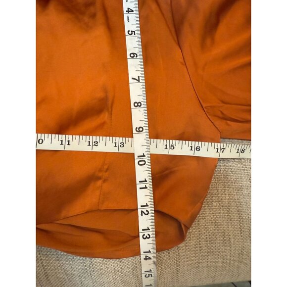 NWT‎ Andrea Iyamah Behati Cropped Top & Wrap Midi Skirt Set Rust Size S - Picture 9 of 16